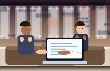 Imagem humanizada relacionada a Sites institucionais